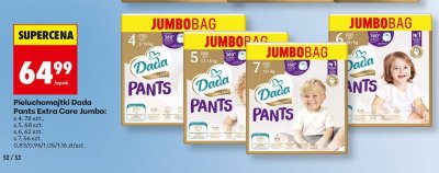 Pieluchomajtki Pants Extra Care Jumbo 4 promocja w Biedronka