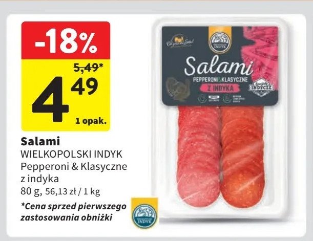 Salami pepperoni & klasyczne z indyka Wielkopolski indyk promocja