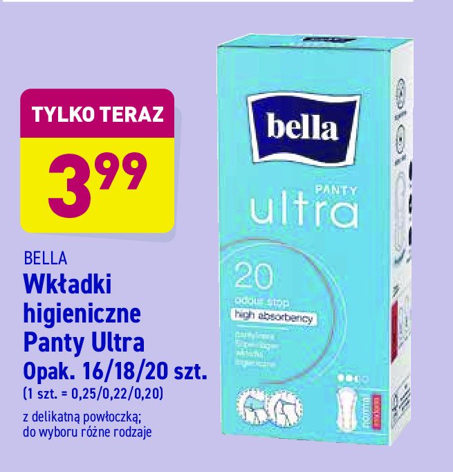 Wkładki higieniczne Bella panty bellissima promocja