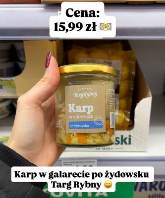 Karp w galarecie po żydowsku  promocja w Dino