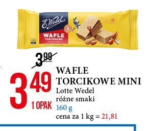 Wafle torcikowe mini 艣mietankowe E. wedel promocja
