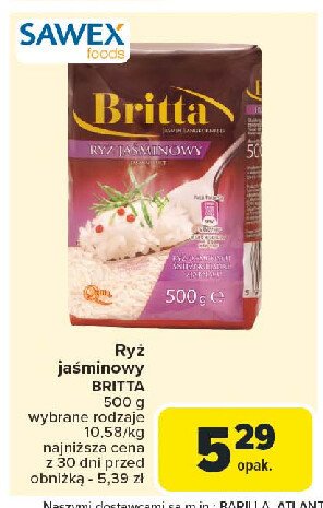 Ryż jasminowy BRITTA promocja