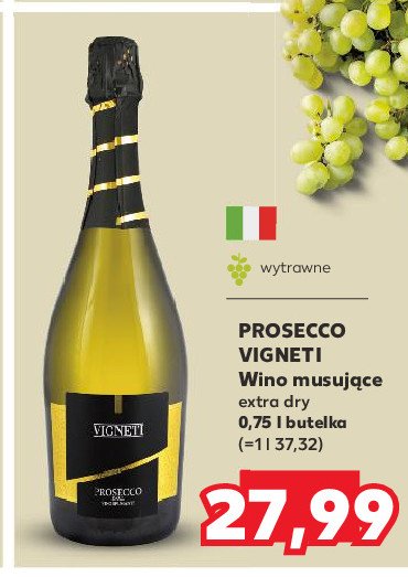 Wino Vigneti prosecco extra dry promocja