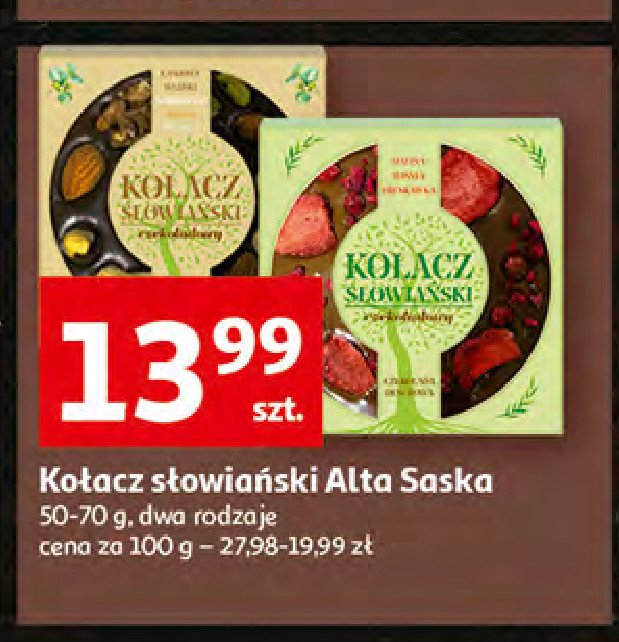Kołacz słowiański z owocami malina-wiśnia-truskawka Alta saska promocja