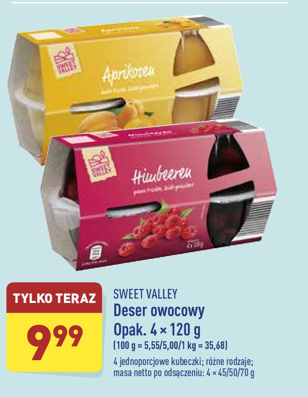 Deser owocowy brzoskwinia Sweet valley promocja w Selgros
