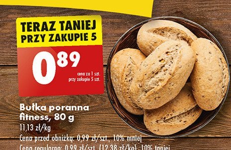 Bułka poranna fitness promocja