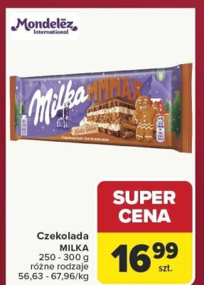 Czekolada MILKA różne rodzaje promocja w Carrefour