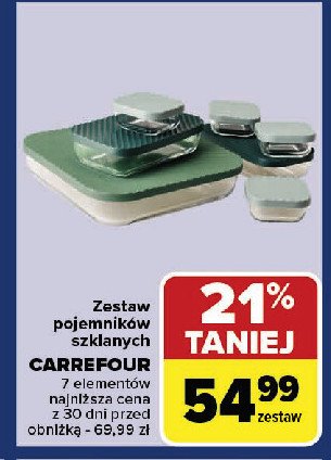 Komplet pojemników Carrefour promocja