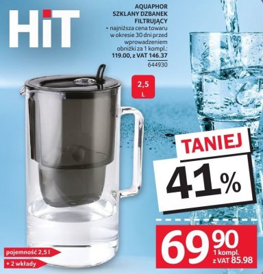 Dzbanek filtrujący Aquaphor 2,5L promocja w Selgros