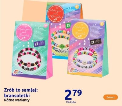 Zrób to sam(a): bransoletki różne warianty promocja w Action