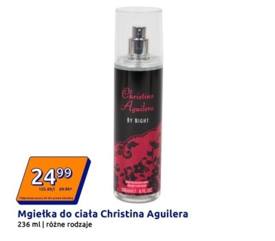 Mgiełka do ciała Christina Aguilera By Night 236 ml promocja w Action