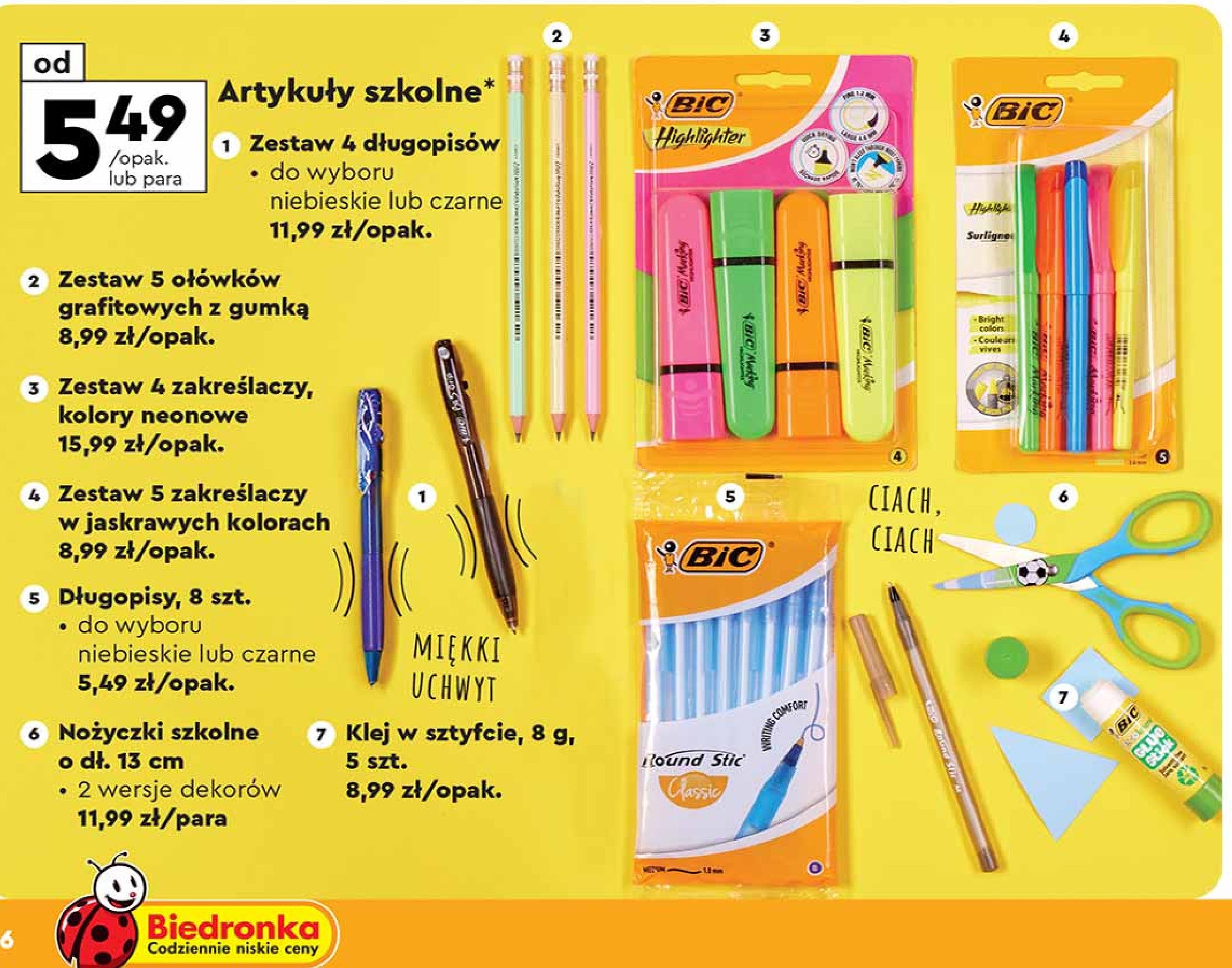 Klej w sztyfcie Bic glue stick promocja