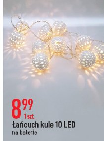 Łańcuch kule 10 led promocja