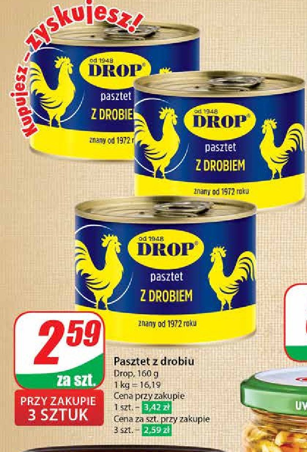 Pasztet z drobiu Drop promocja