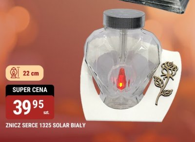 ZNICZ SERCE 1325 SOLAR BIAŁY promocja w bi1