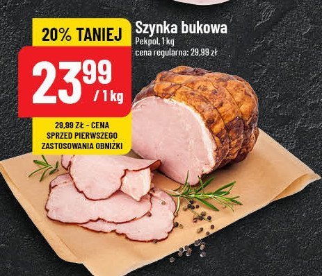 Szynka bukowa Pekpol promocja