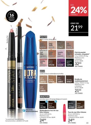 Tusz do rzęs wodoodporny Avon Ultra Volume promocja w AVON