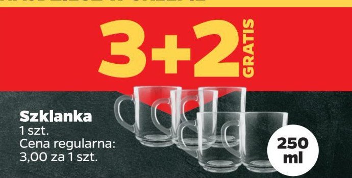 Szklanka 250 ml promocja