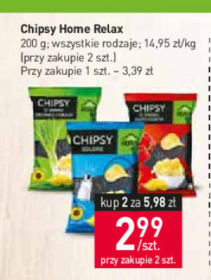 Chipsy solone Home relax promocja