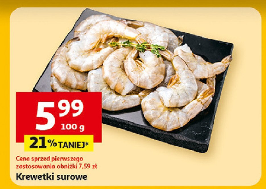 Krewetki surowe promocja