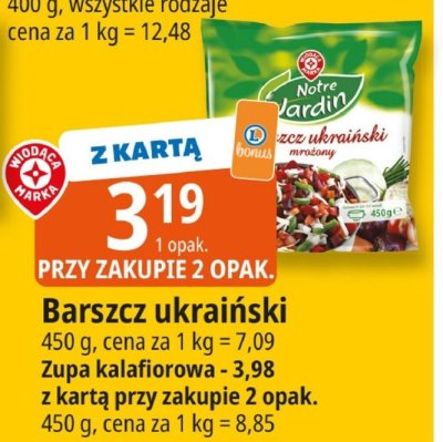 Barszcz ukraiński promocja w Leclerc
