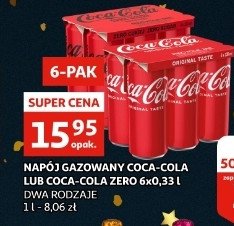 Napoj Coca-cola zero promocja