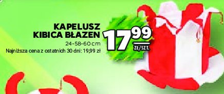 Kapelusz kibica błazen promocja