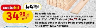 Boazeria iglasta promocja w Castorama