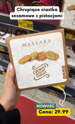 Ciastka sezamowe z pistacjami promocja w Kaufland