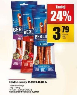 Kabanosy Berlinka promocja w Supeco