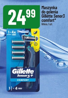 Maszynka do golenia Gillette Sensor3 comfort Orbico promocja w POLOmarket
