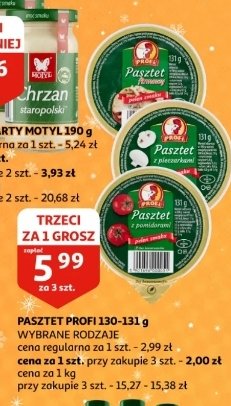 Pasztet z drobiem i pieczarkami Profi wielkopolski promocja