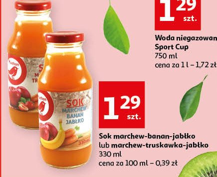 Sok marchew truskawka jabłko Auchan promocja