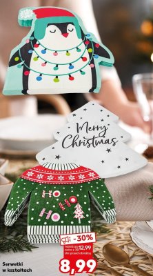 Serwetki w kształtach promocja w Kaufland