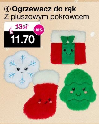 Ogrzewacz do rąk z pluszowym pokrowcem promocja w Woolworth