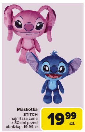 Maskotka stitch promocja w Carrefour Market