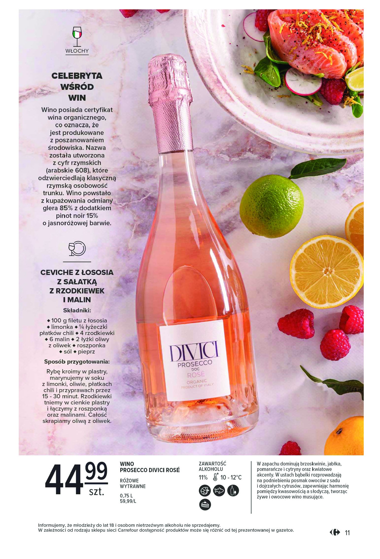 Wino Divici prosecco rose promocja