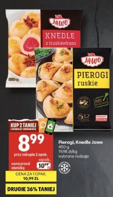 Pierogi, Knedle Jawo wybrane rodzaje promocja w Delikatesy Centrum