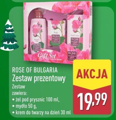 Zestaw prezentowy ROSE OF BULGARIA Zestaw prezentowy promocja w Aldi
