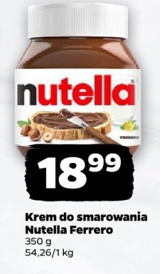 Krem do smarowania Nutella promocja w Netto