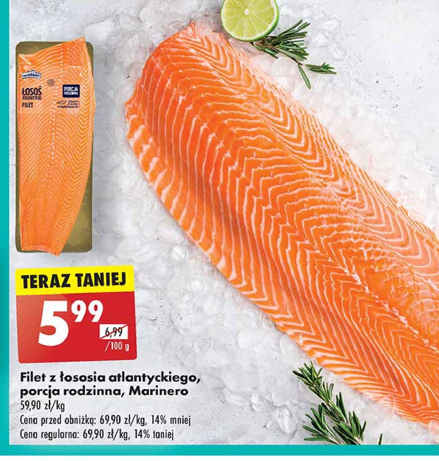 Filet z łososia atlantyckiego Marinero promocja