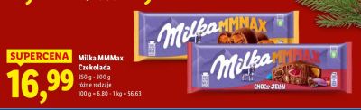 Czekolada Milka MMMax Czekolada różne rodzaje promocja w Lidl