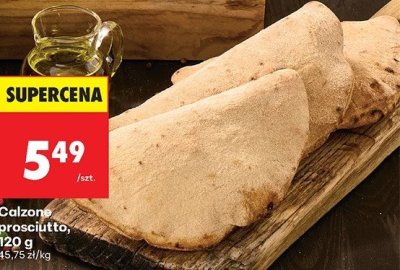 Calzone prosciutto promocja w Biedronka
