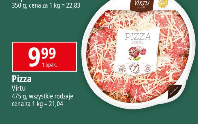 Pizza z salami Virtu promocja