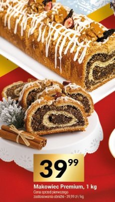 Makowiec Premium, 1 kg promocja w Twój Market