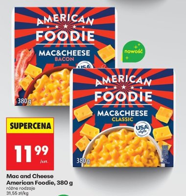 Danie gotowe Mac and Cheese różne rodzaje promocja w Biedronka