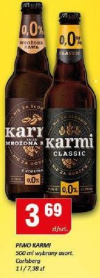 Piwo bezalkoholowe Karmi 500 ml promocja w Chorten