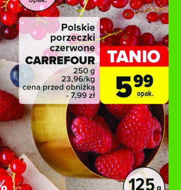 Czerwona porzeczka Carrefour promocja