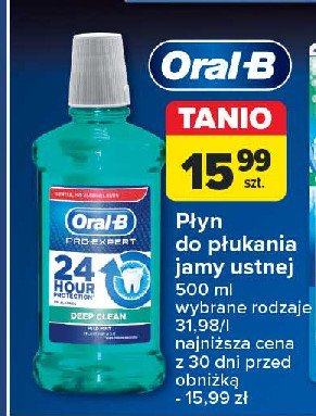 Płukanka do ust deep clean Oral-b pro-expert promocja