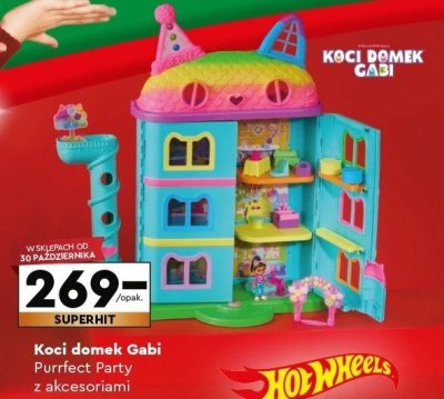 Koci domek Gabi Purrfect Party z akcesoriami promocja w Biedronka